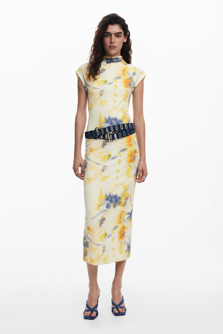 Floral tube dress | Desigual