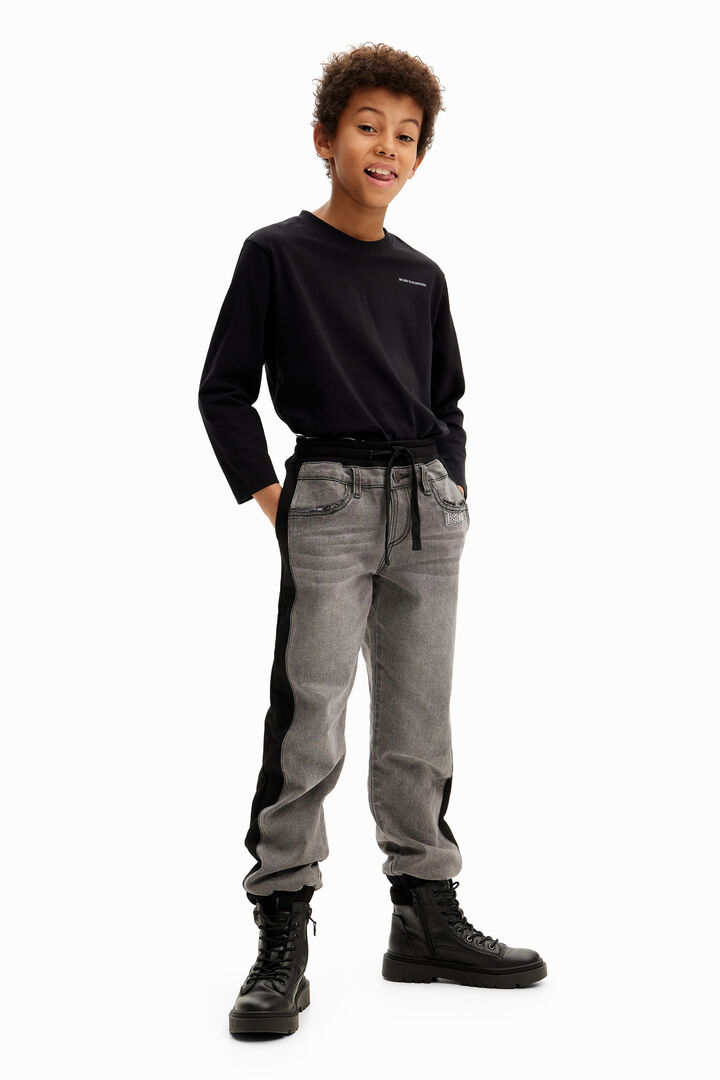 Combined jogger pants