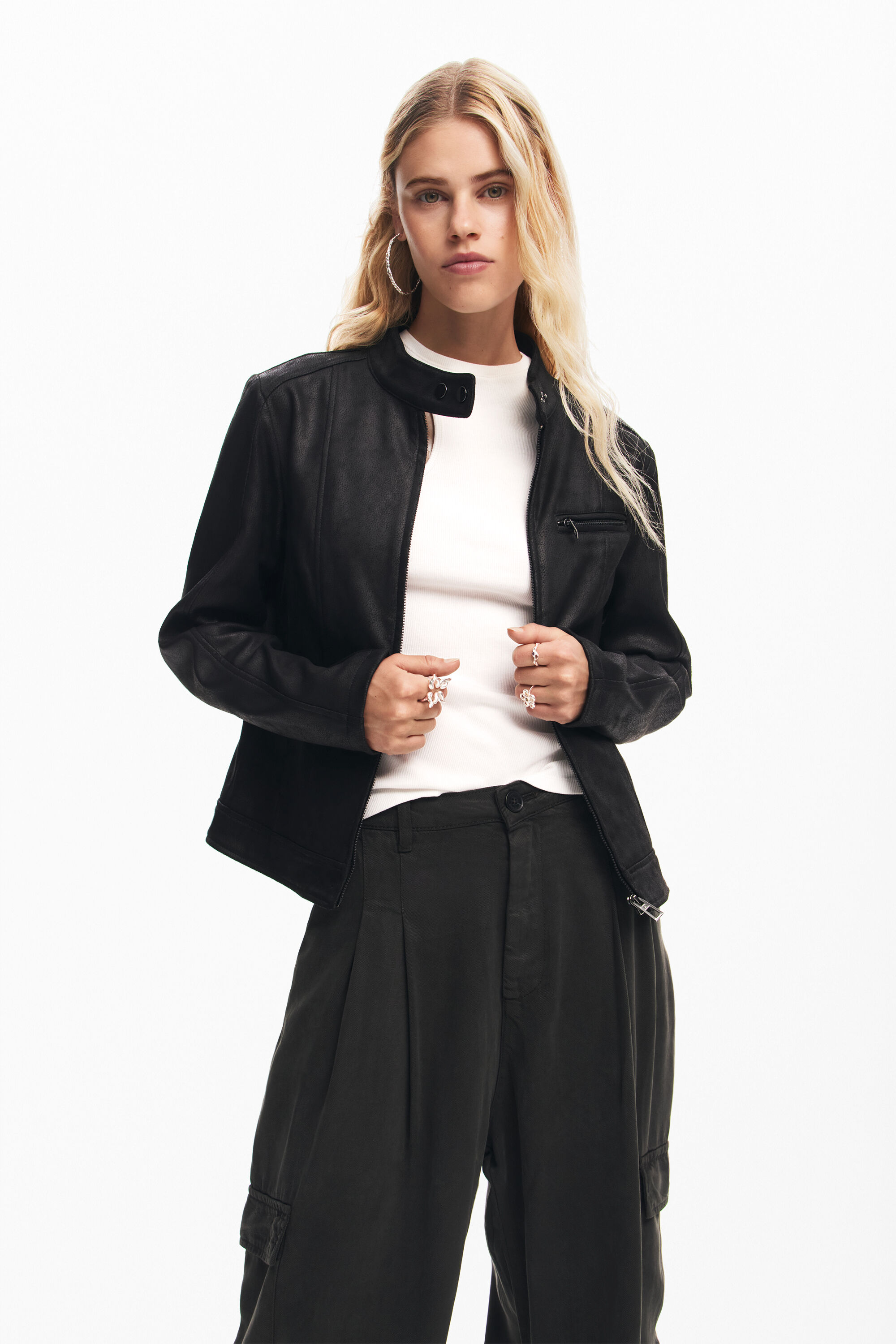 Desigual biker jacket top