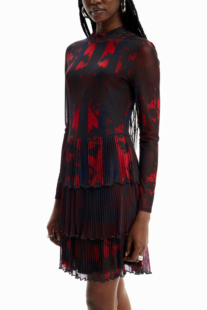 M. Christian Lacroix short pleated dress | Desigual