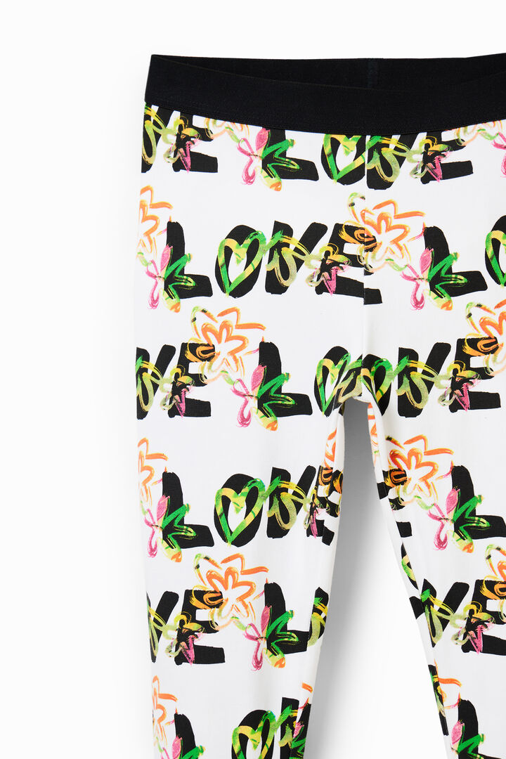 Leggings flors Love | Desigual