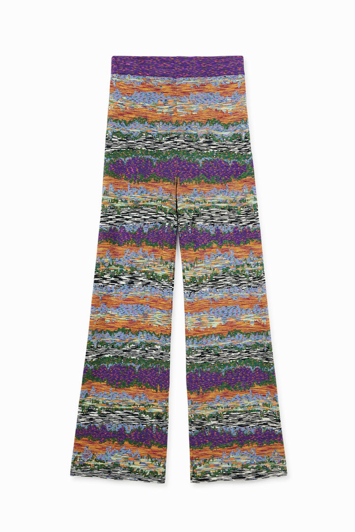 Pantalons acampanats space dye | Desigual