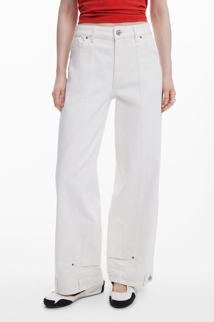 Straight jeans with pockets | Desigual