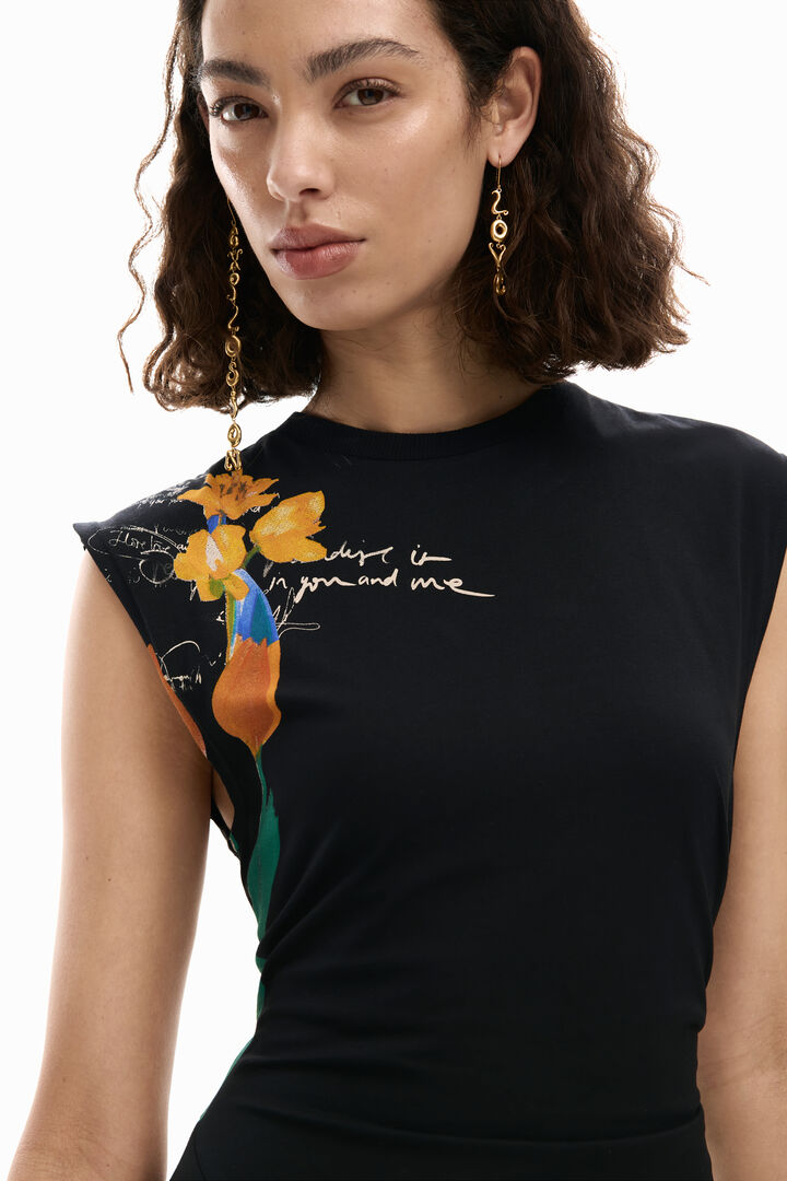 Vestido assimétrico floral | Desigual