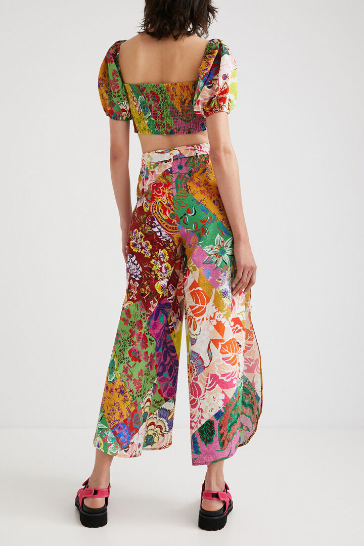 M. Christian Lacroix cropped blouse | Desigual