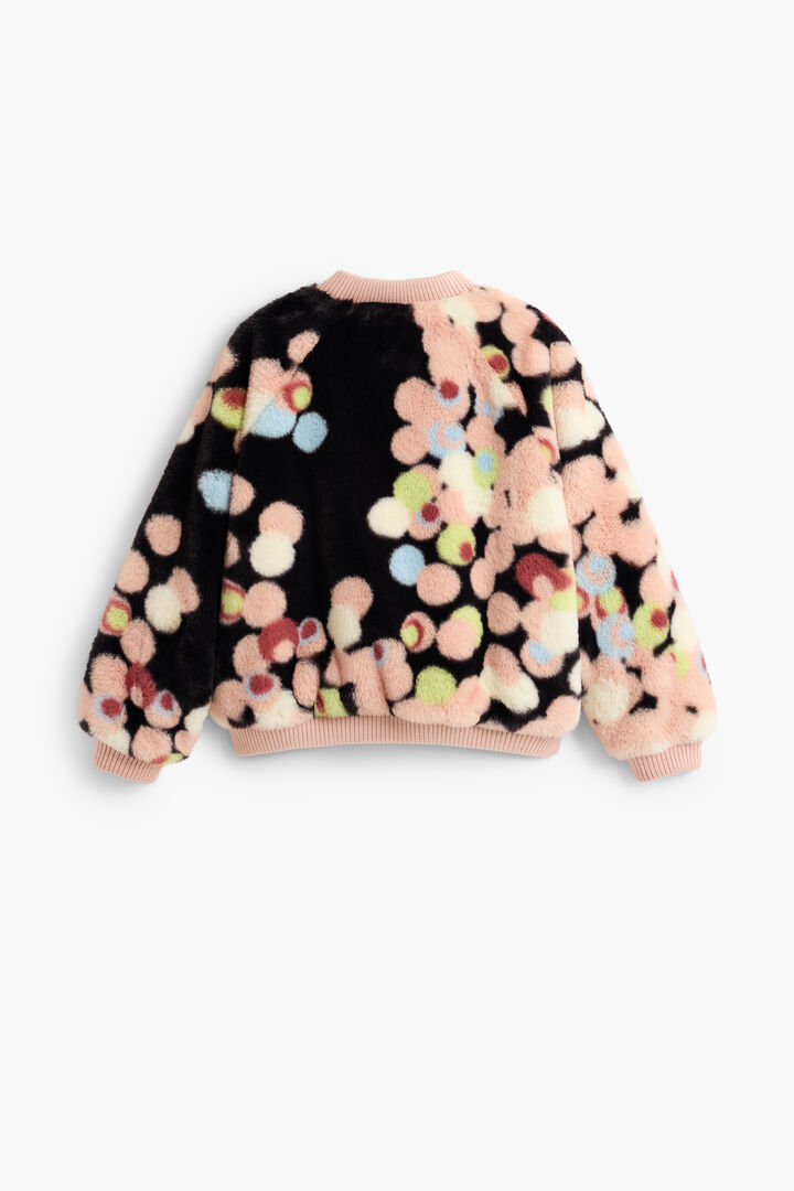 bomber jacket flowers girl