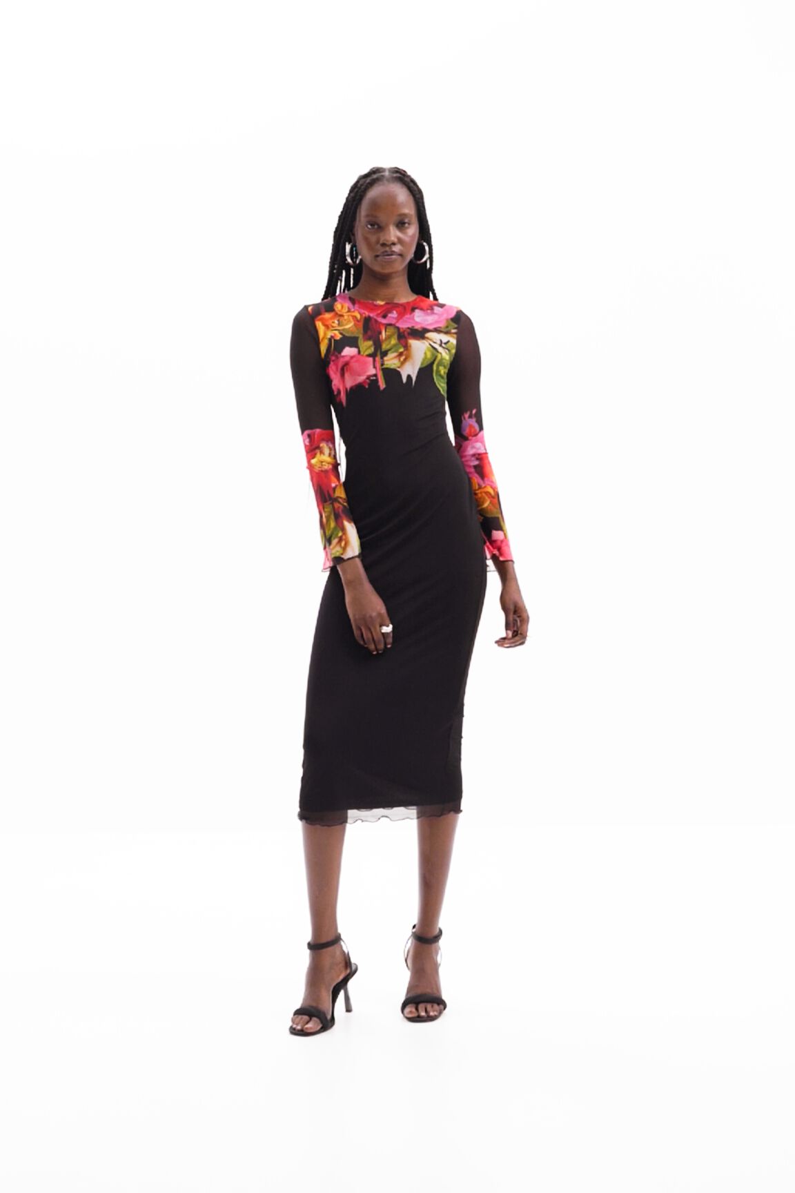 Abito tulle fiori M. Christian Lacroix da donna I Desigual