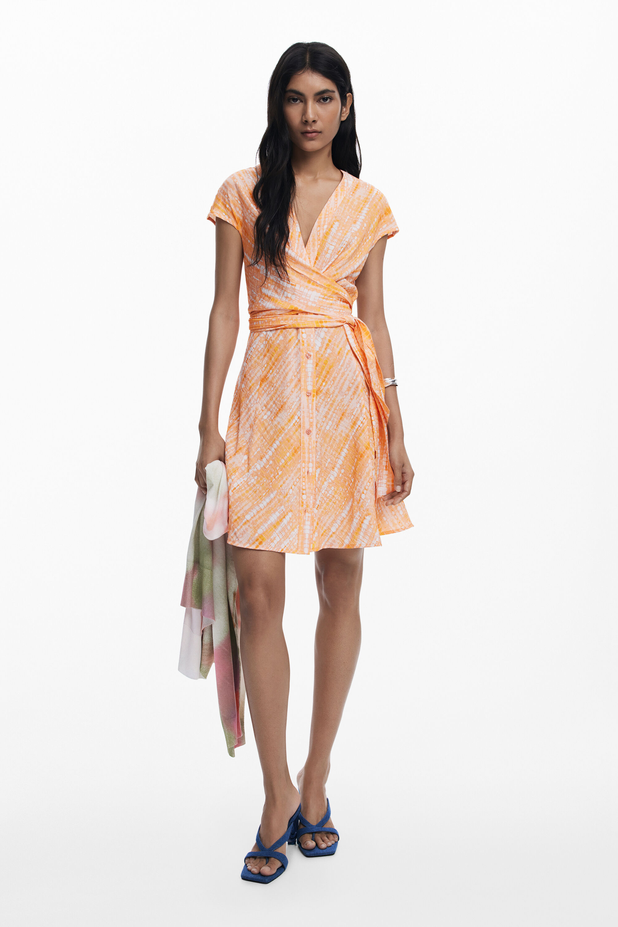 Wrap short dress