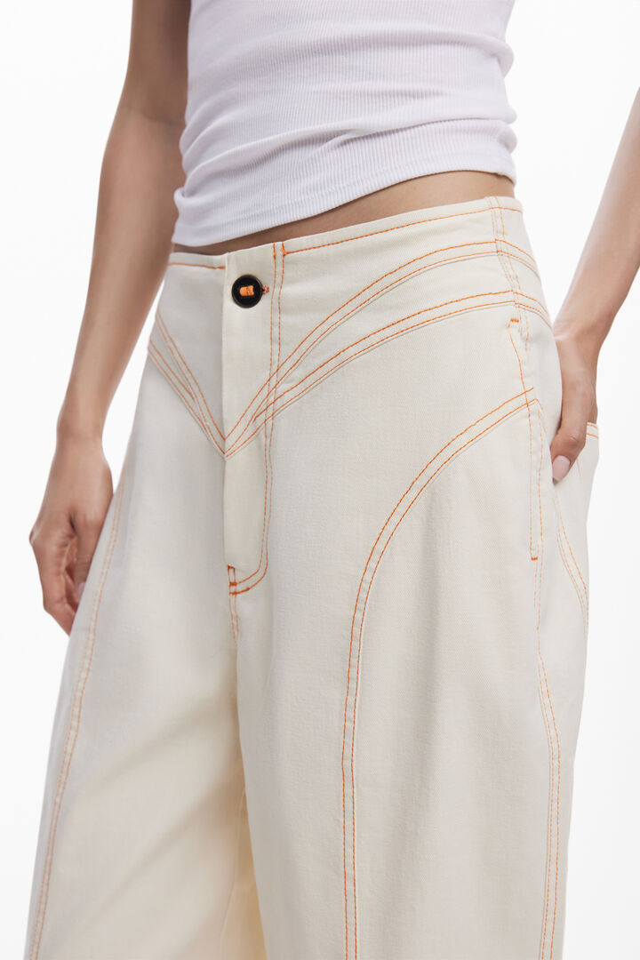Pantalón balloon bolsillos frontales | Desigual