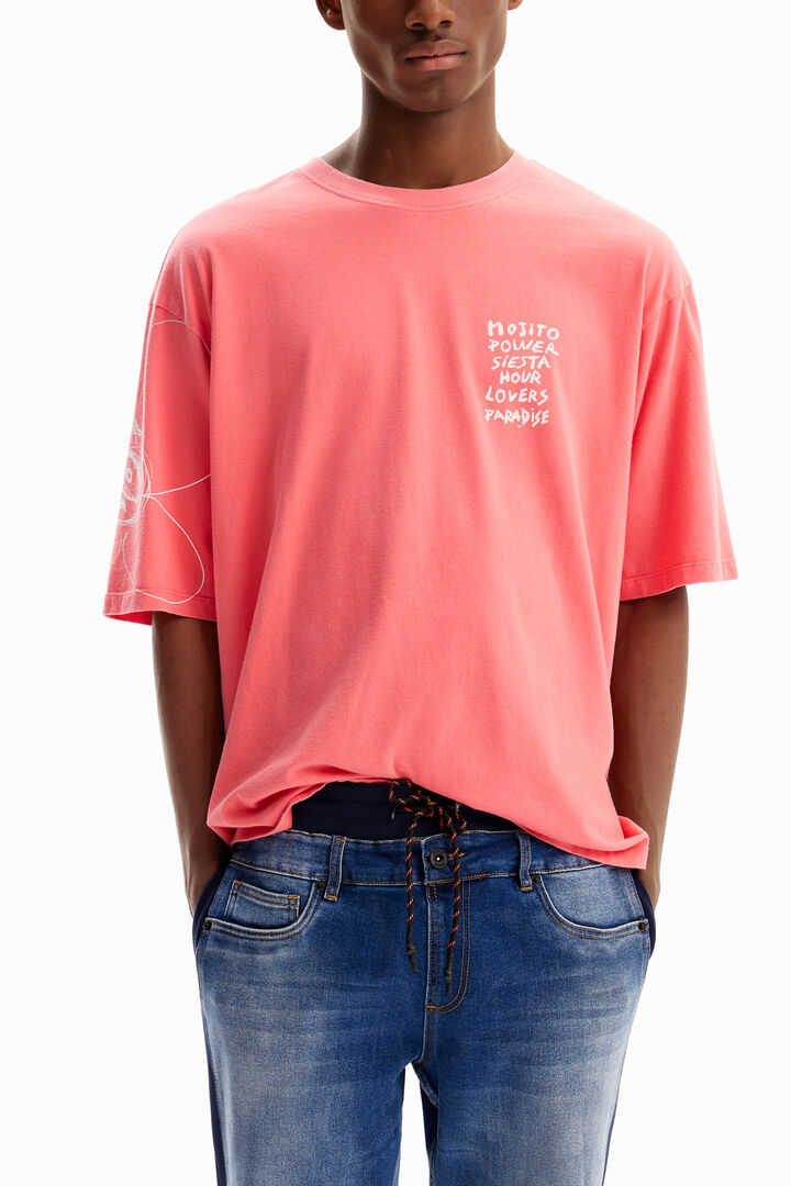 Relaxed acid-wash T-shirt | Desigual
