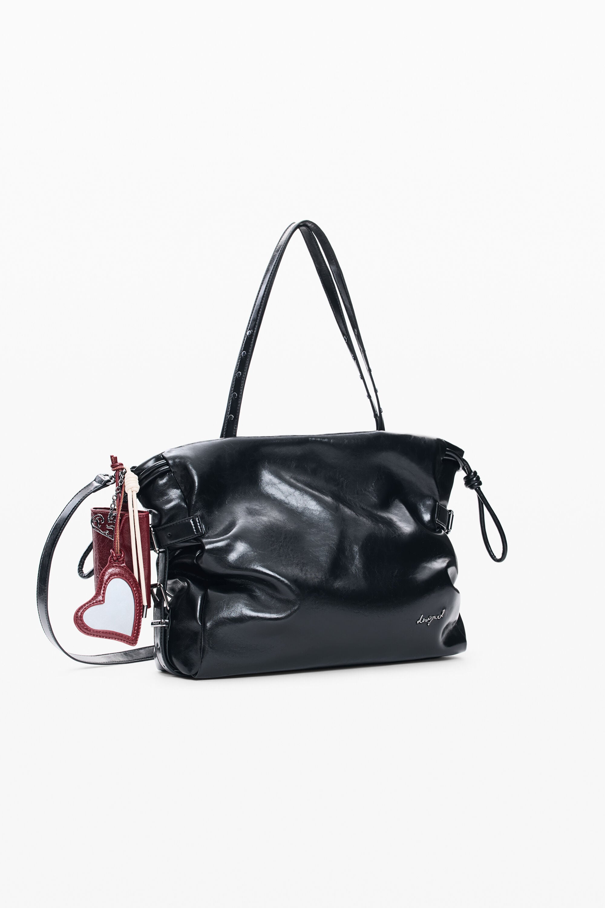 Desigual ショルダーバッグ ブラック Large shopping bag black women's accessories I Desigual.com