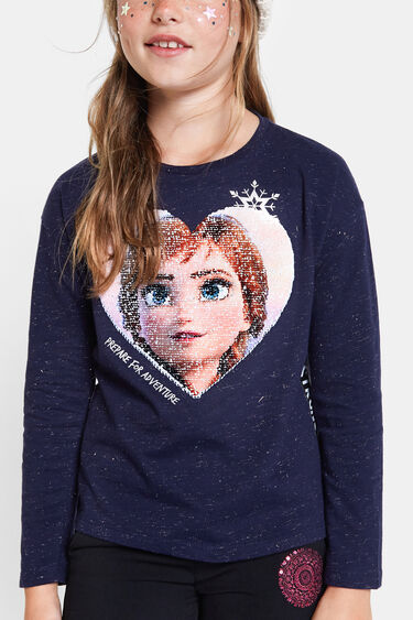 T-shirt reversible sequins "Frozen II" | Desigual