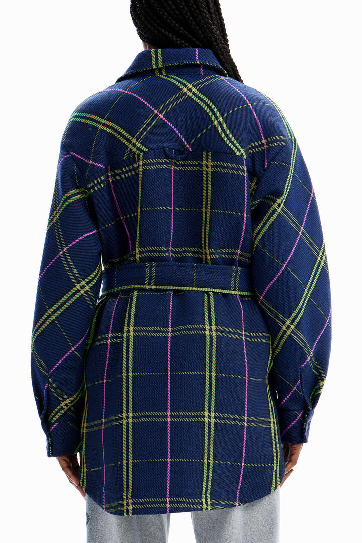Chaqueta sobrecamisa cuadros | Desigual
