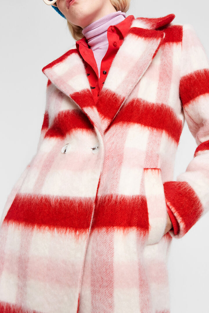 Double-breasted wool coat | Desigual