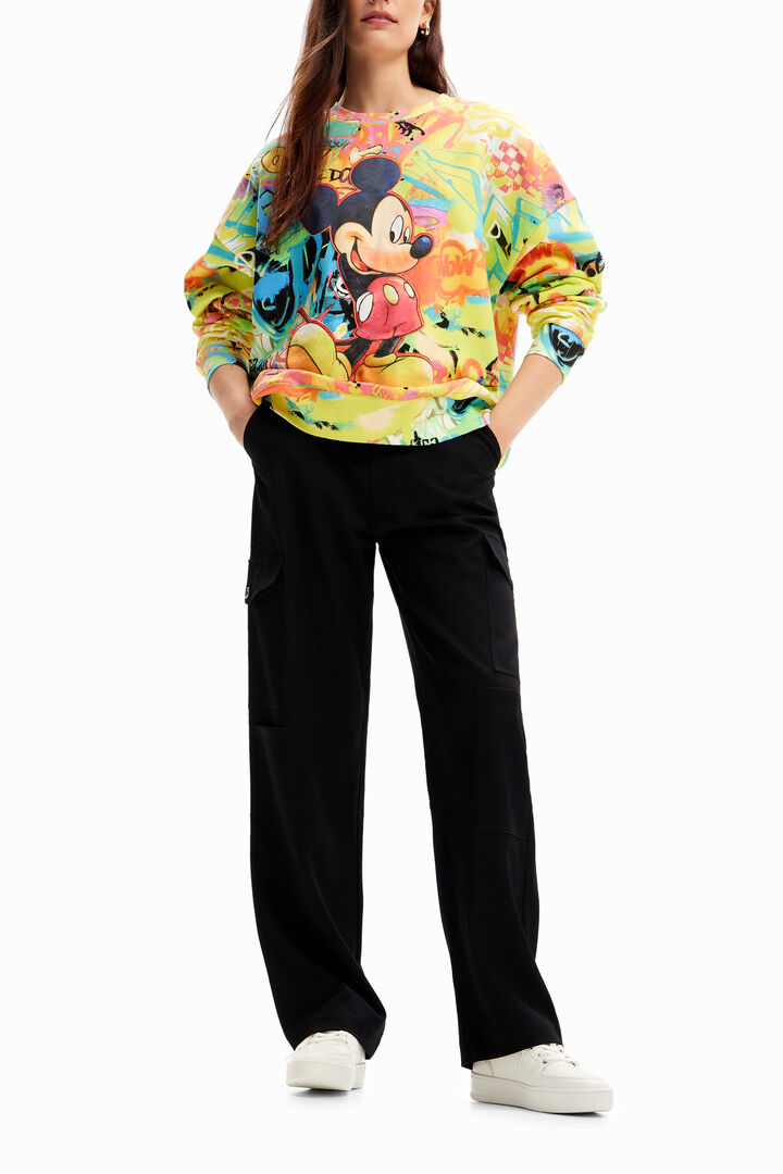 Sudadera oversize Mickey Mouse | Desigual