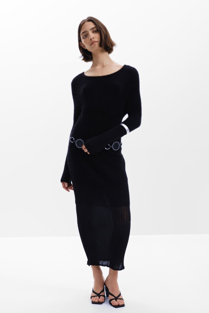 Kleid mit transparentem Stoff | Desigual