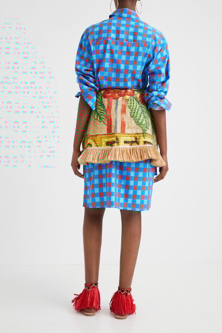 Stella Jean short skirt | Desigual