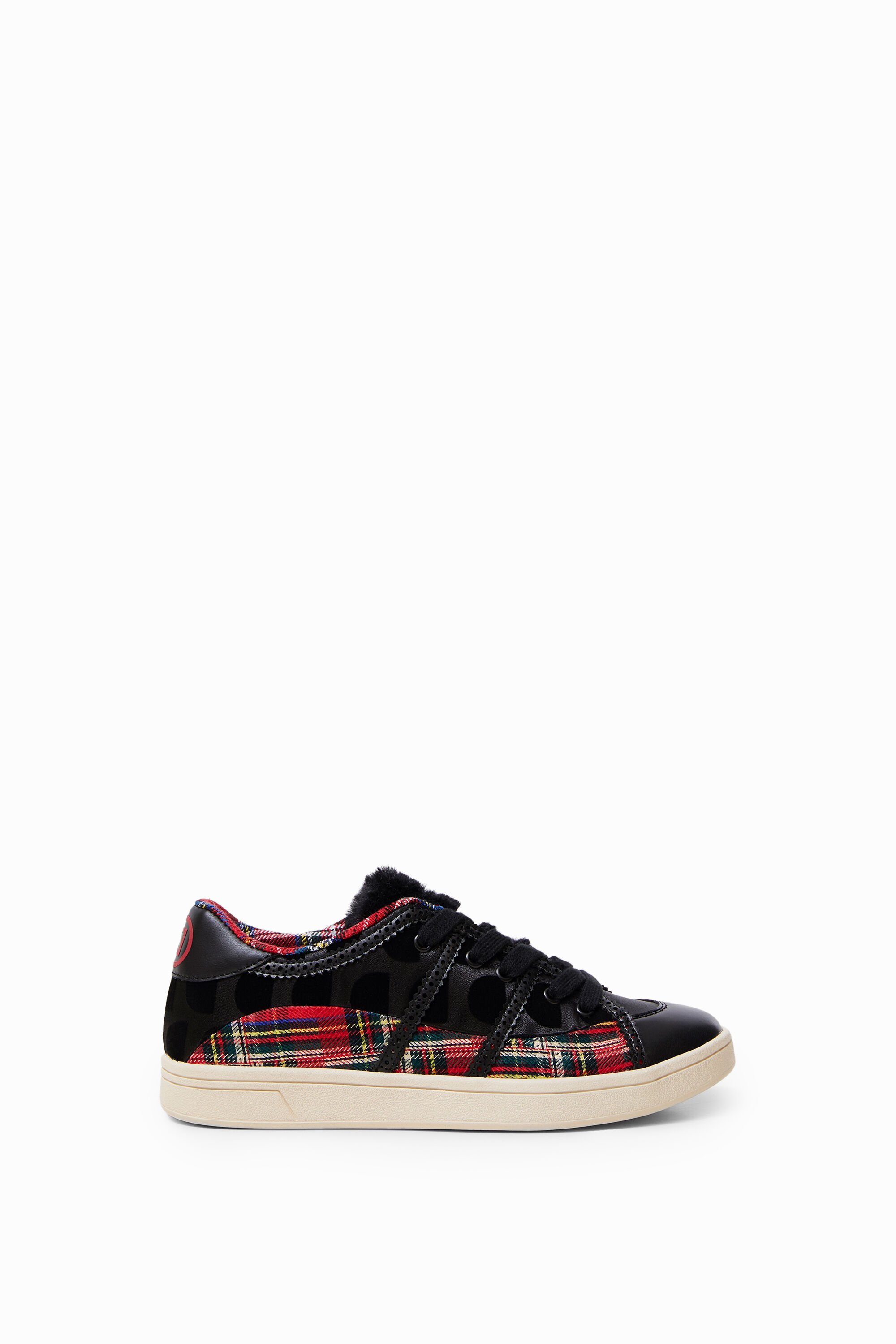 Low tartan sneaker Desigual
