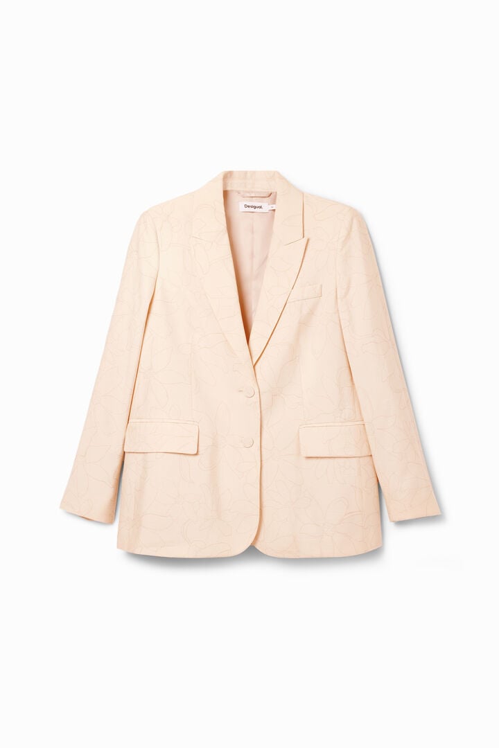 Blazer recta flores | Desigual