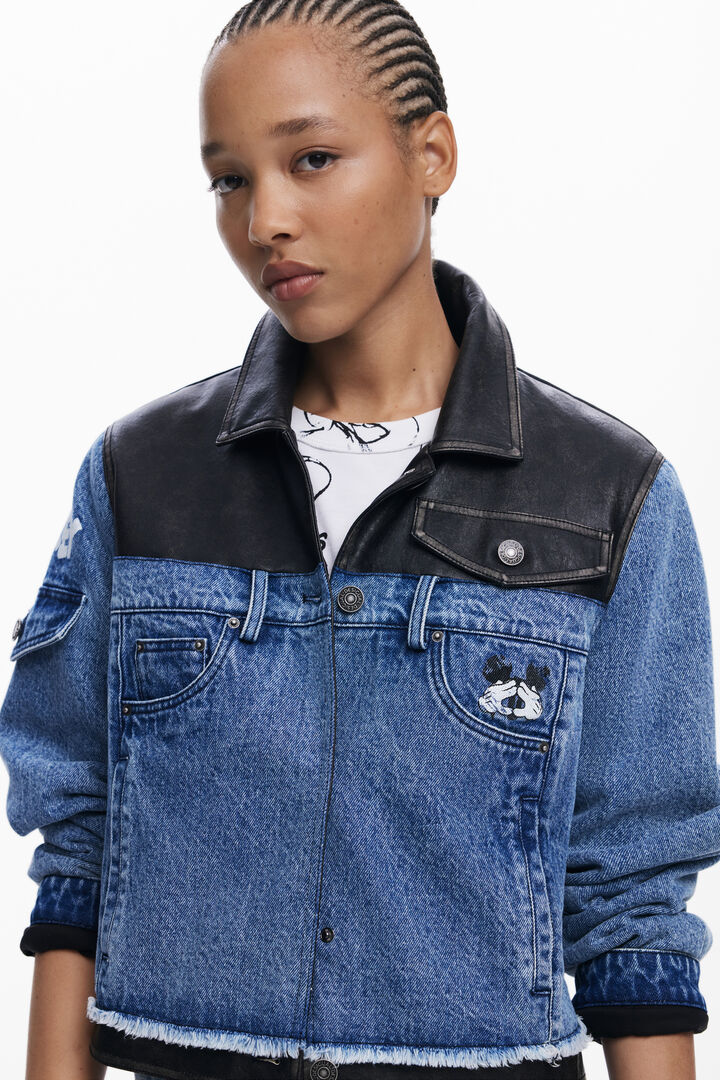 Gewachste Mickey™ Jeansjacke | Desigual