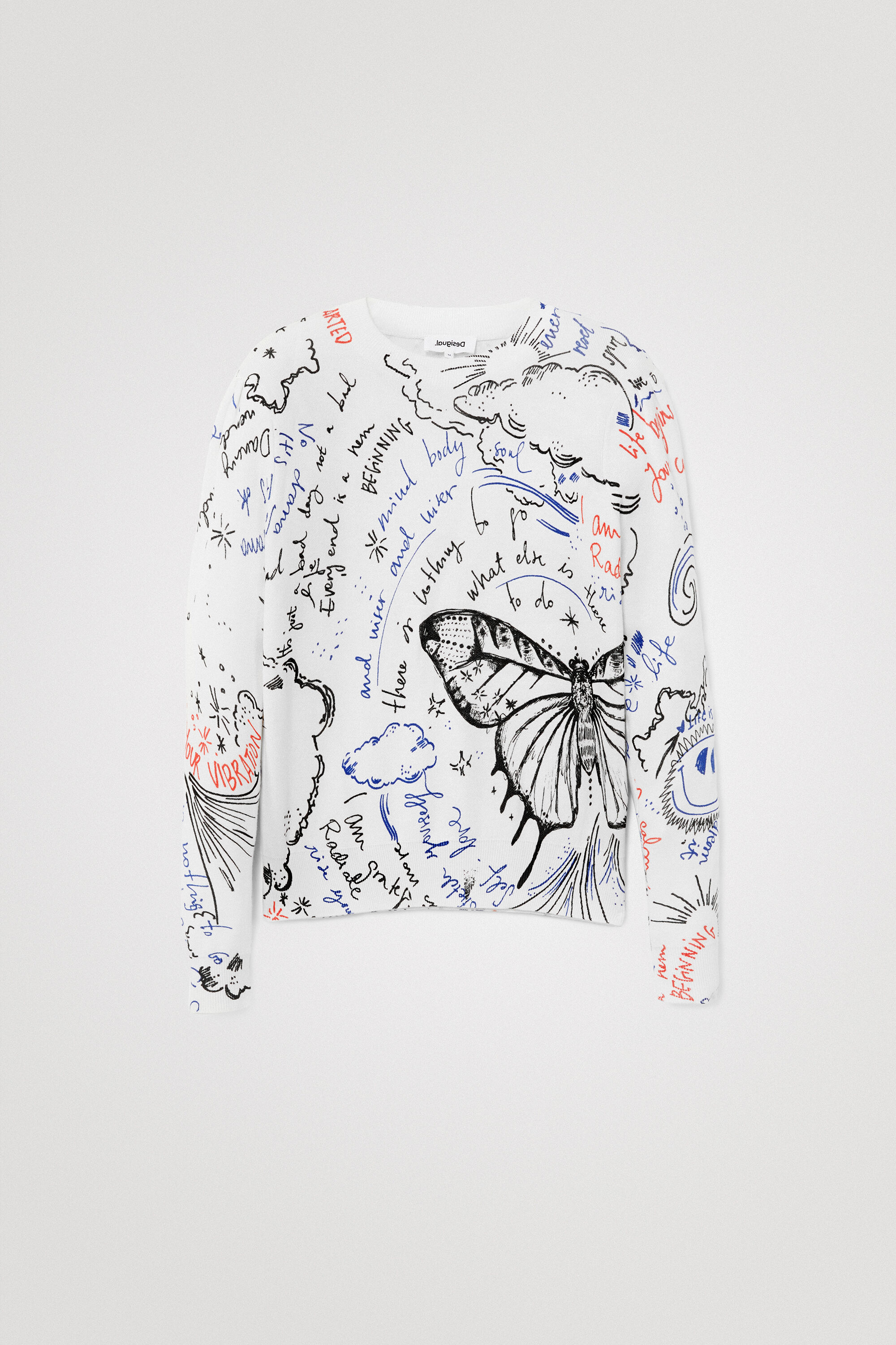 Pull maille stylomania - Desigual - Modalova
