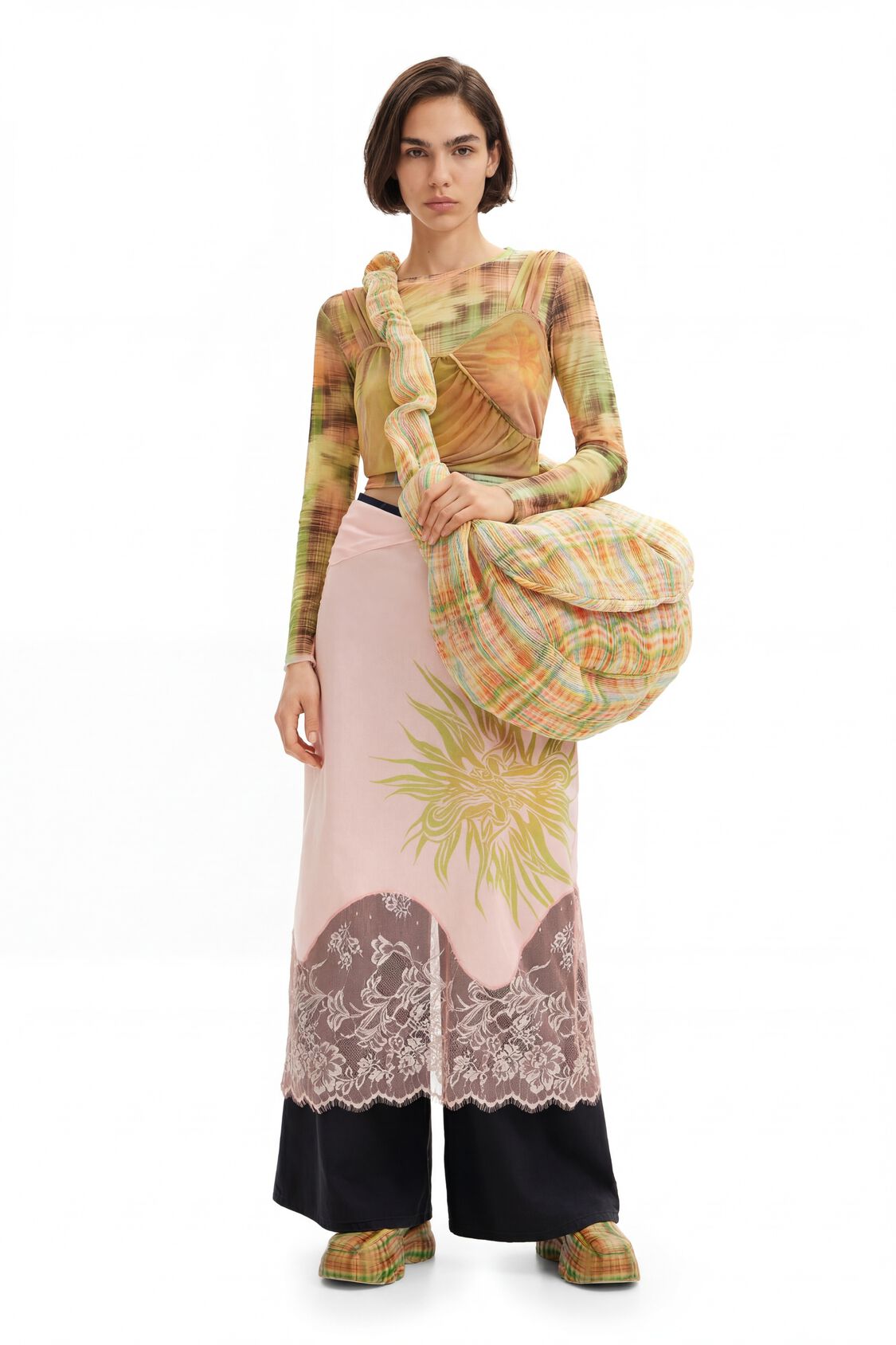 ダブルレイヤード ニットTシャツ レディース | Desigual.com