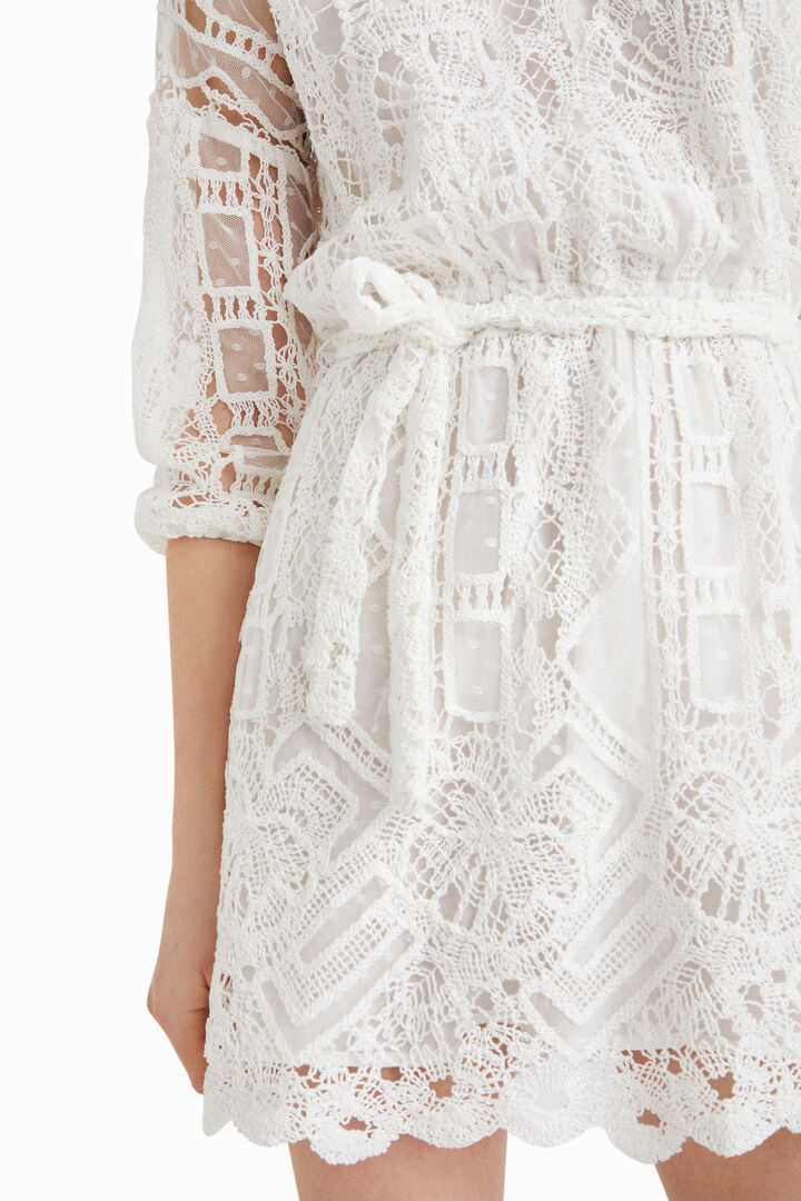 Vestido estilo crochet Johnson Hartig | Desigual