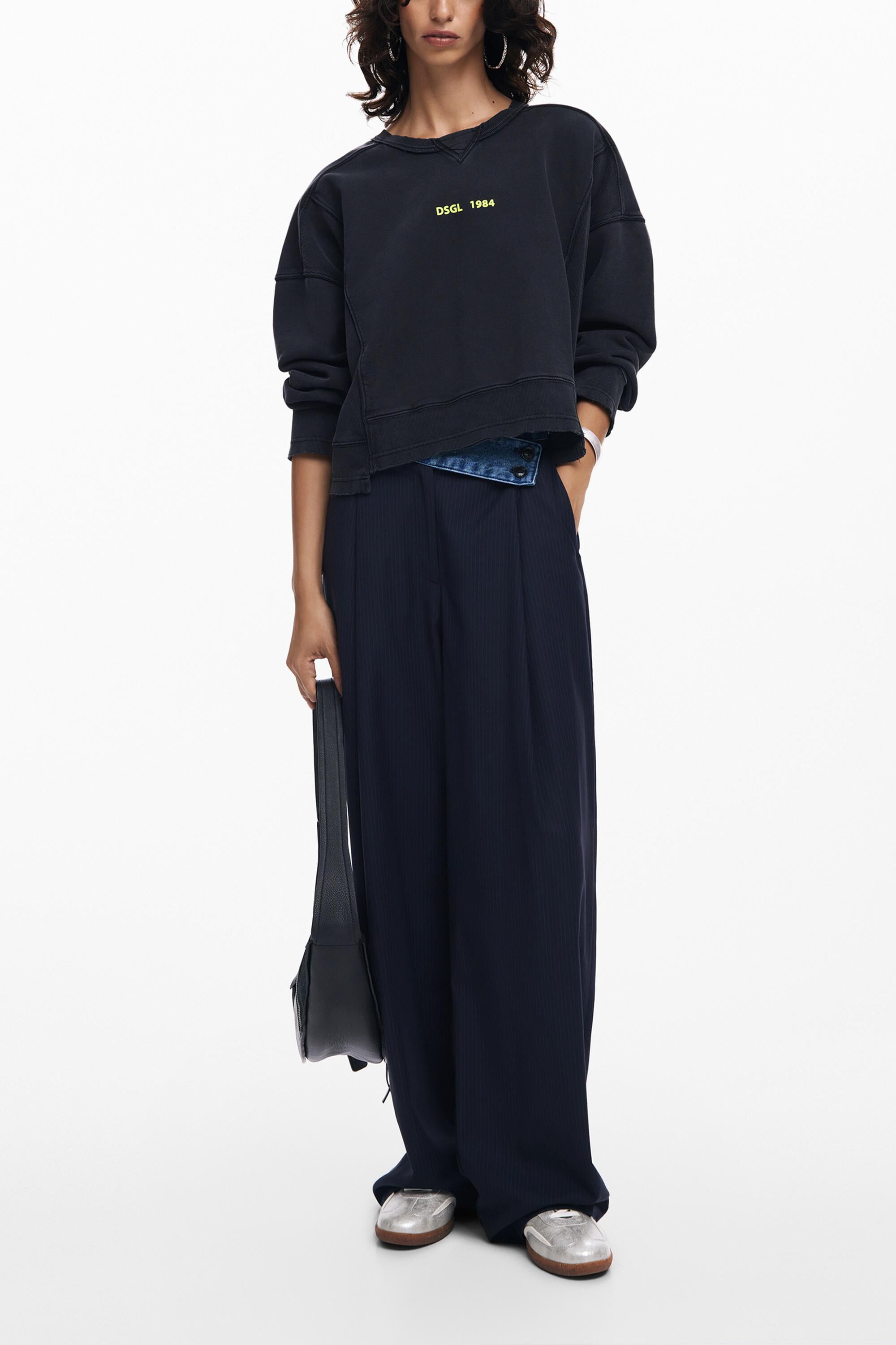 ウォッシュ加工のスウェット 女性用 I Desigual.com