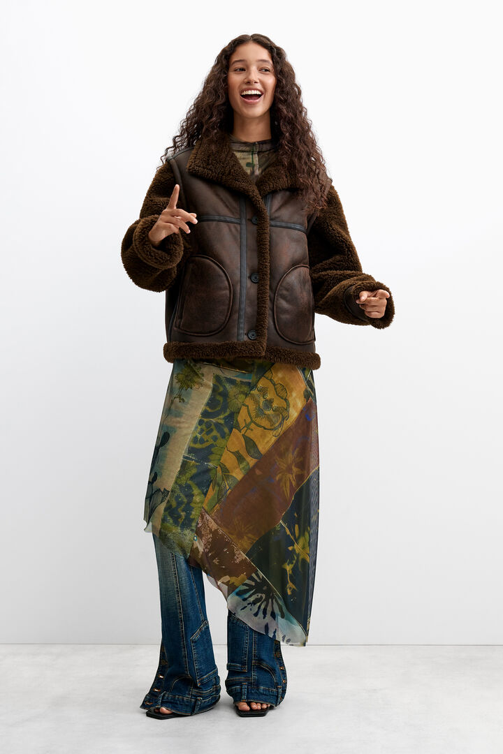 Double-face detachable coat