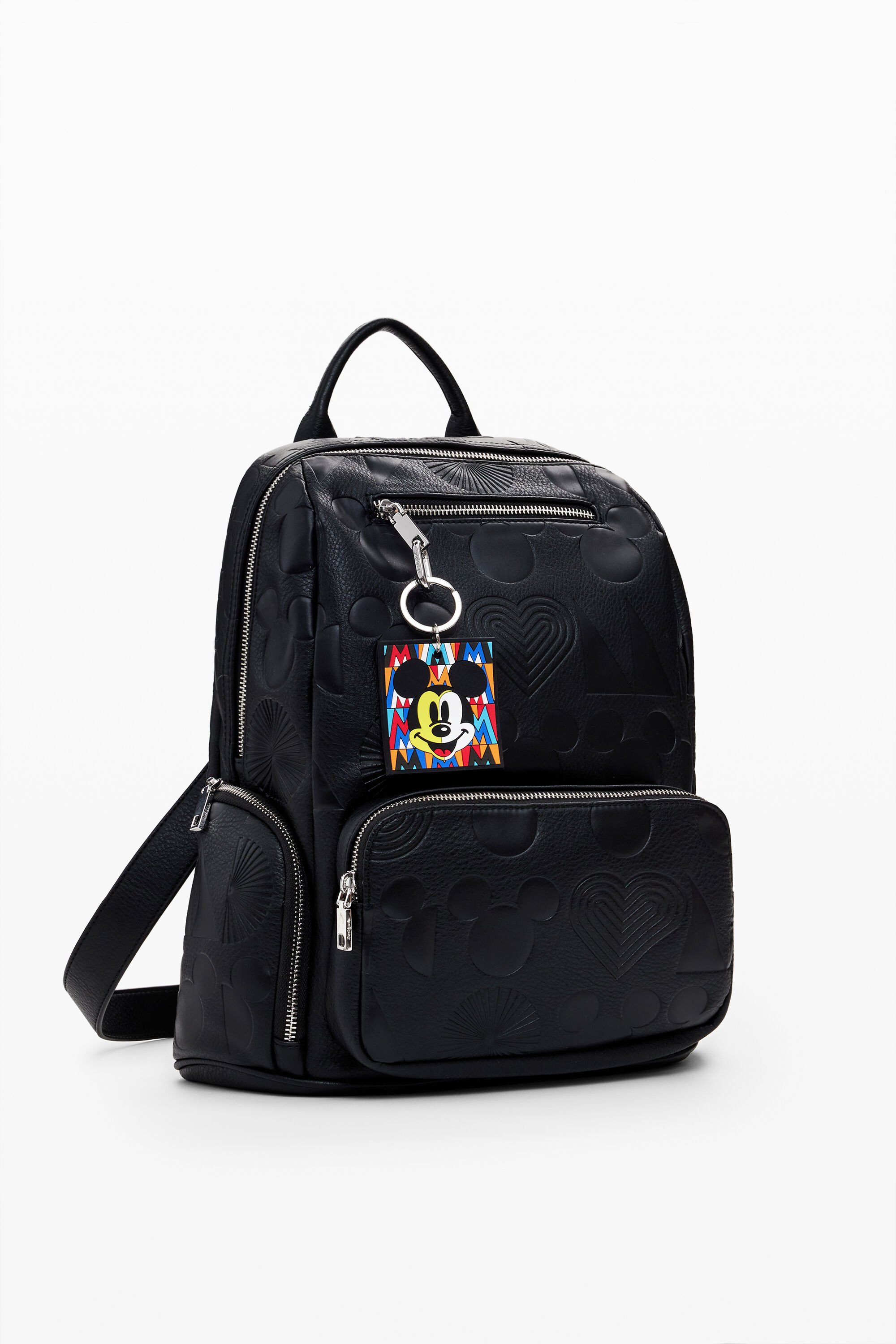 Desigual Mickey Mouse™-rugzak met reliëf - BLACK