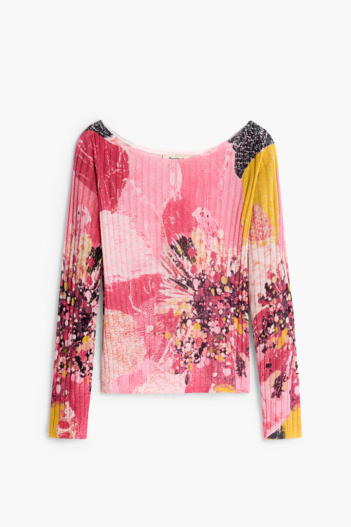 Floral Printed Sweater