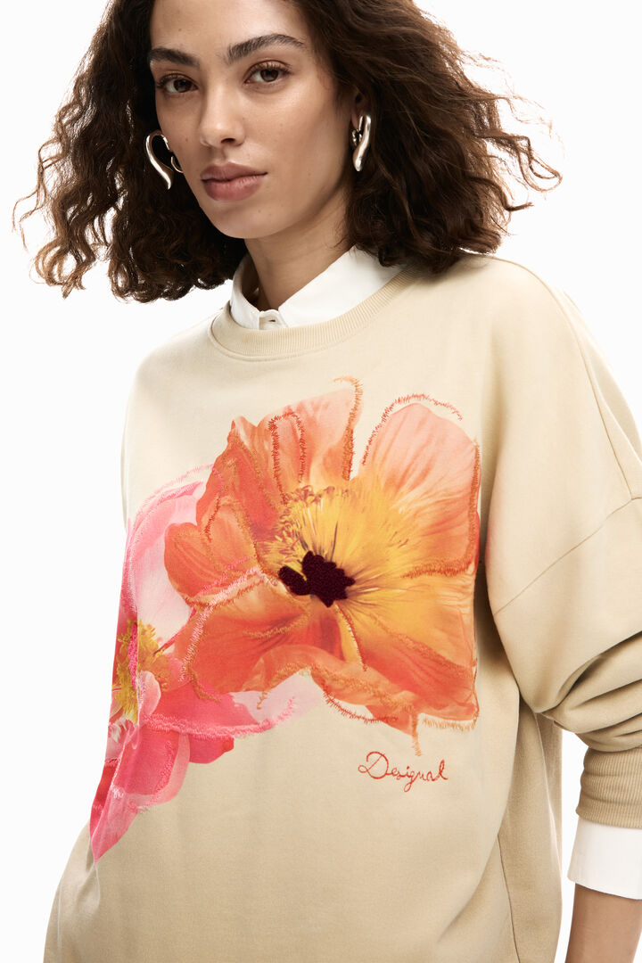 Floral print sweatshirt | Desigual