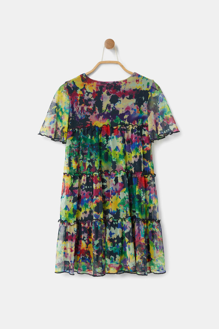 Vestido folhos arty | Desigual