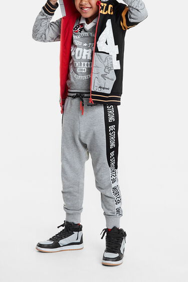 Tracksuit trousers with message | Desigual