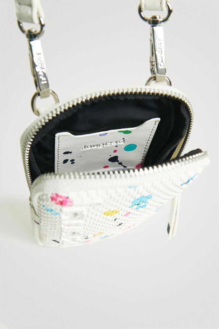 Small braided phone pouch | Desigual