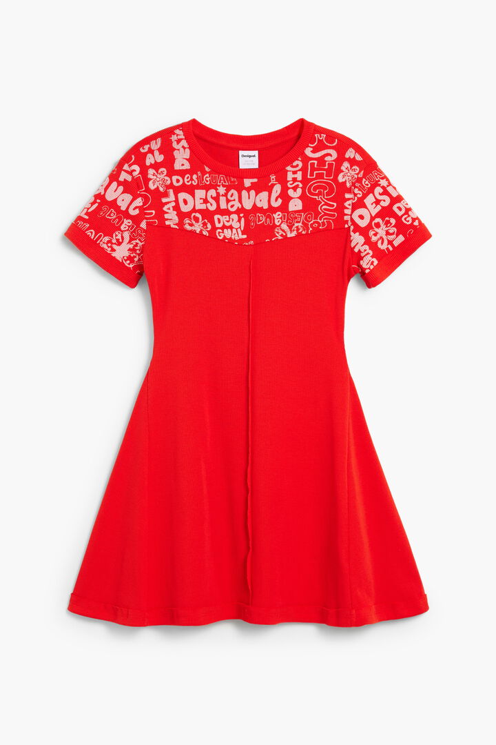 Robe fille lettering