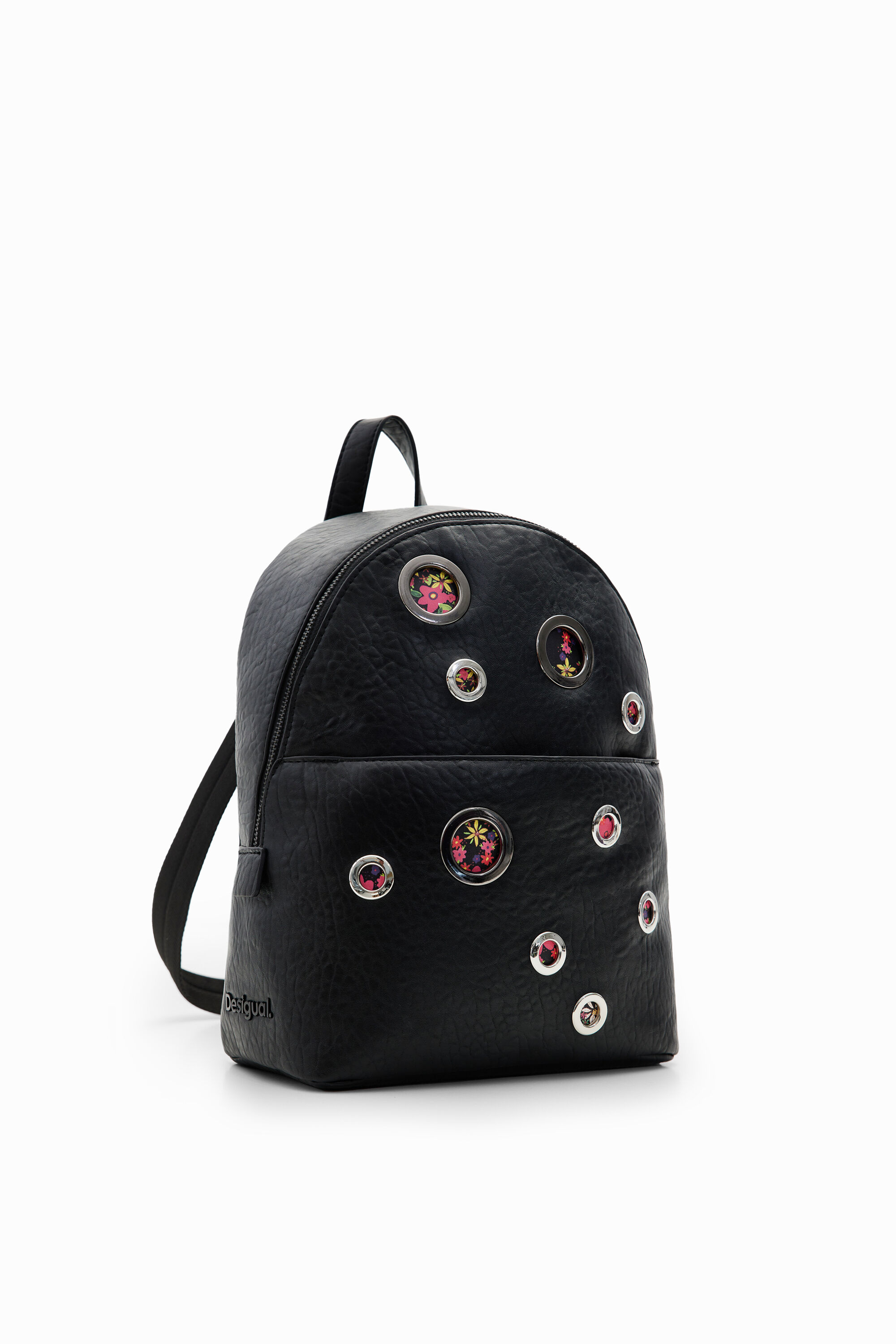 Mochila peque a c rculos de mujer Desigual