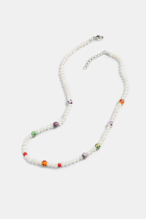 Choker pearl type beads | Desigual