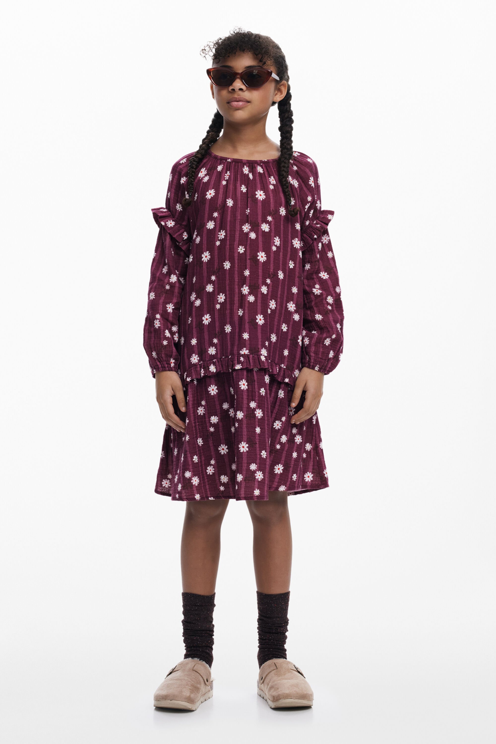 Boho-Kleid mit Blumenmuster