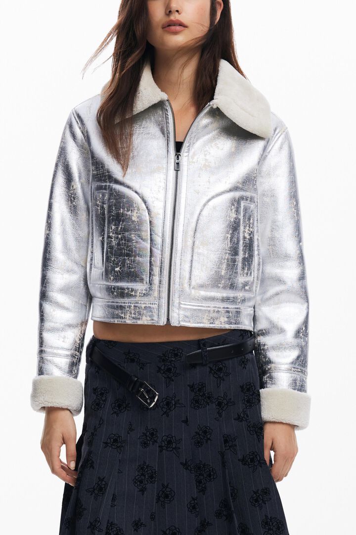 Metallic jacket | Desigual
