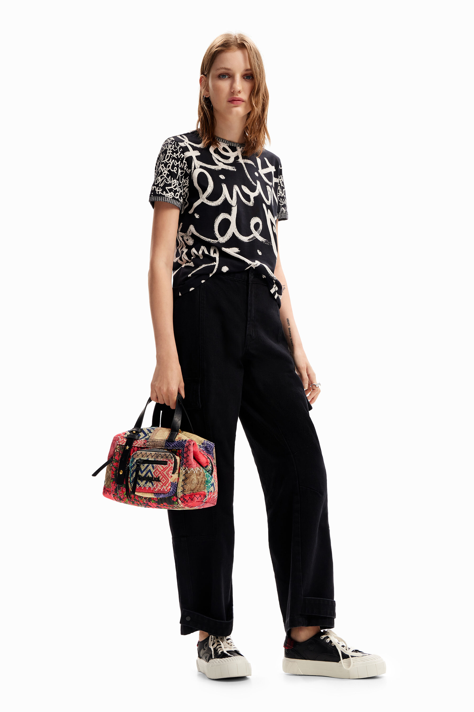 Desigual patchwork on sale bag