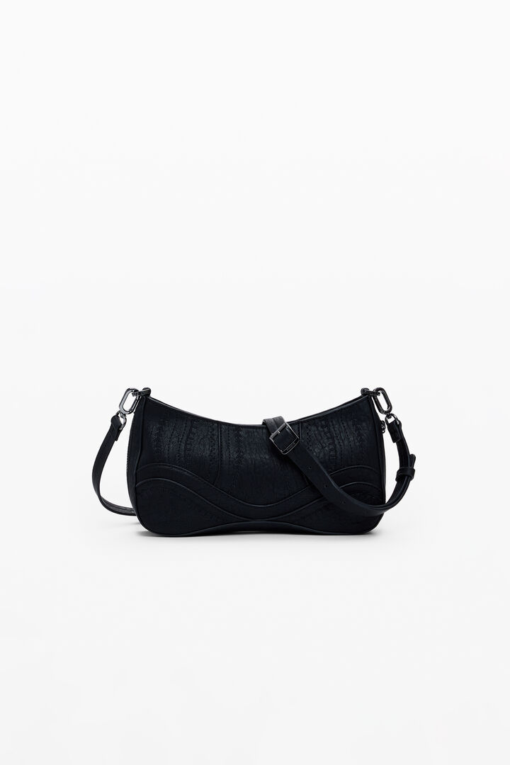 Bolso efecto piel bordados pequeño | Desigual