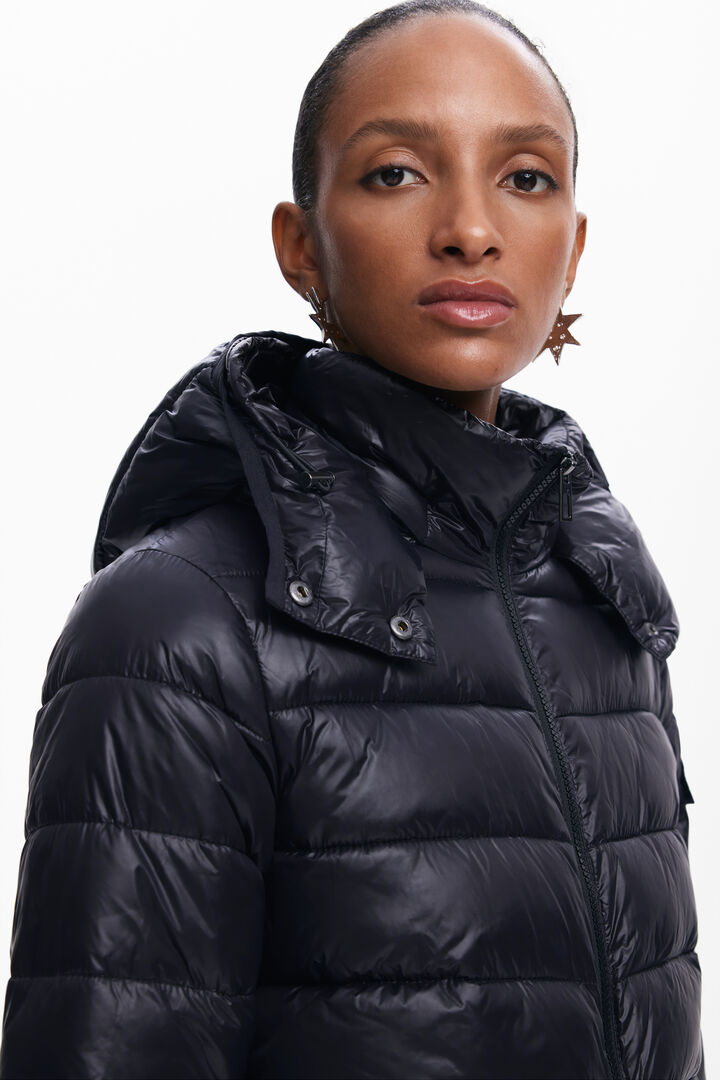 Combined short padded coat | Desigual