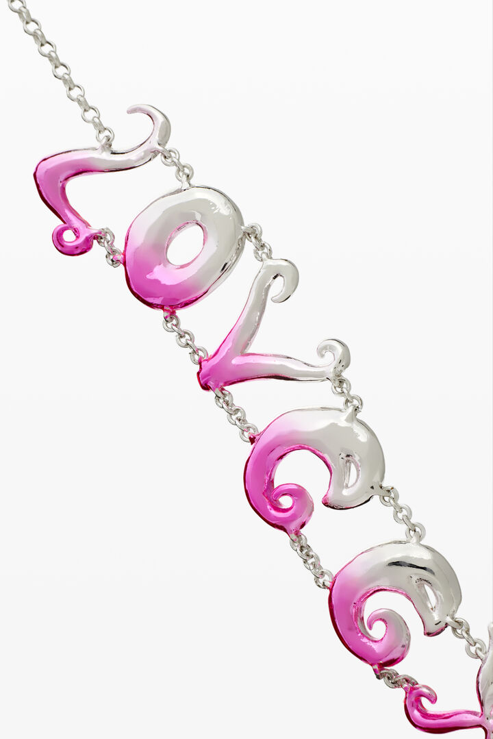 PENDANT PINK LETTERS ZALIO | Desigual