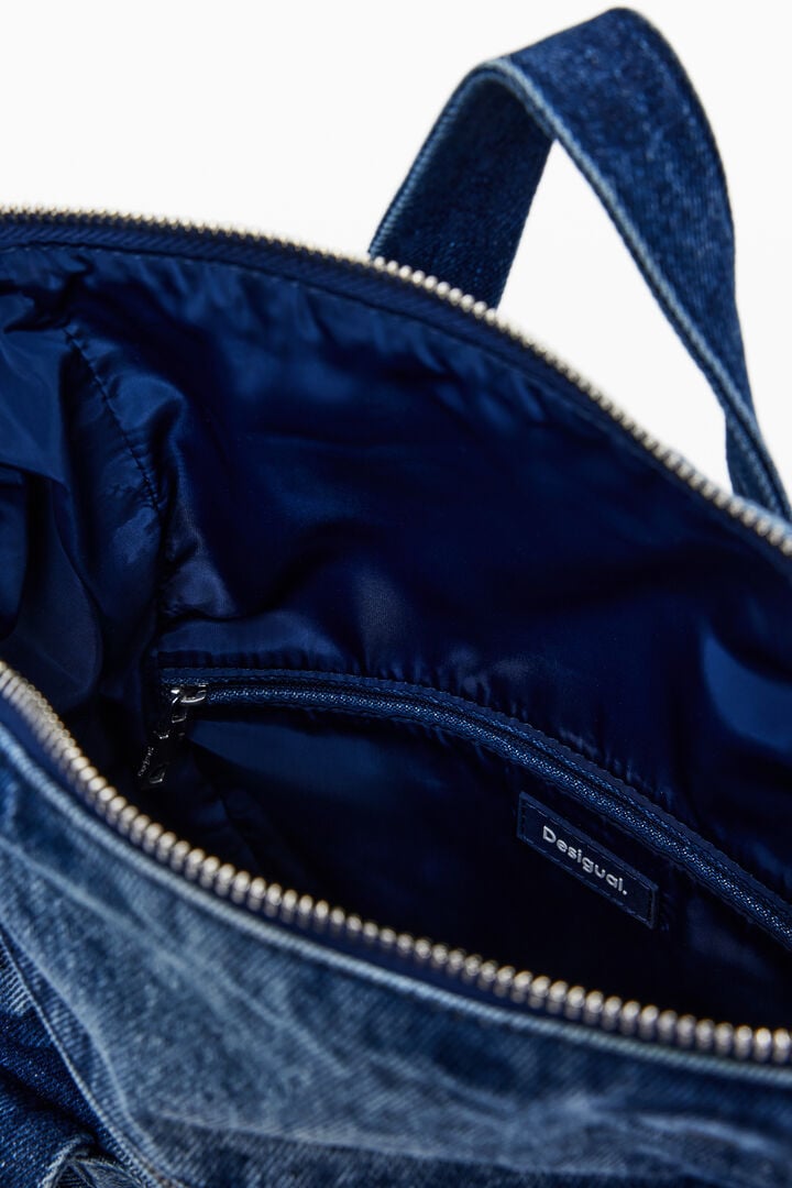 Small Voyager Denim Backpack | Desigual