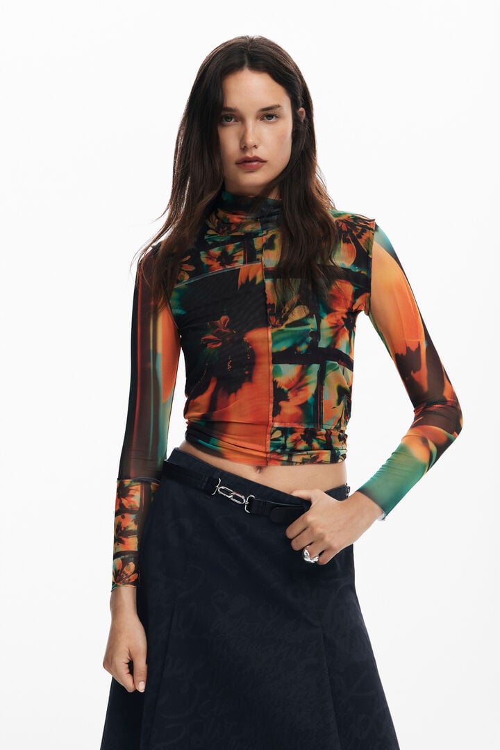 Camiseta tul estampada | Desigual
