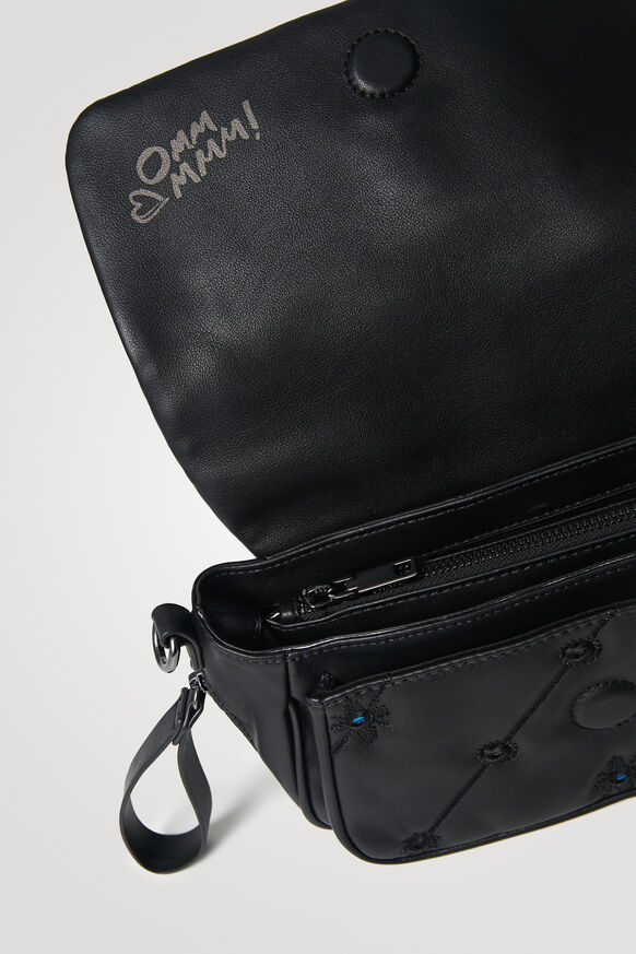 Leather effect padded sling bag | Desigual