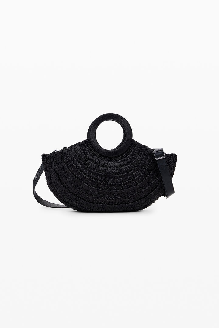 Bolso rafia circular mediano | Desigual