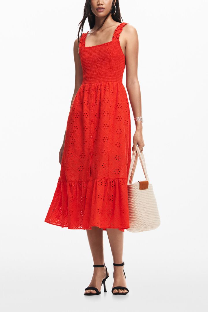 Geborduurde midi-jurk | Desigual