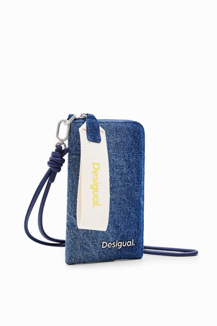 Étui de téléphone portable L denim